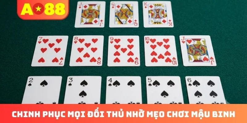 Chinh phục mọi đối thủ nhờ mẹo chơi Mậu Binh