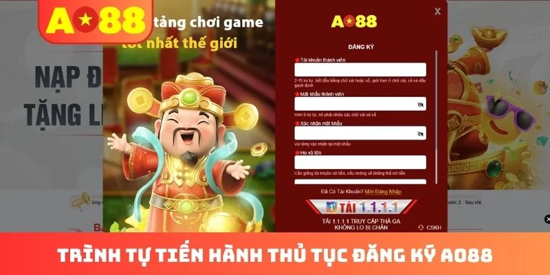 Trình tự tiến hành thủ tục đăng ký AO88